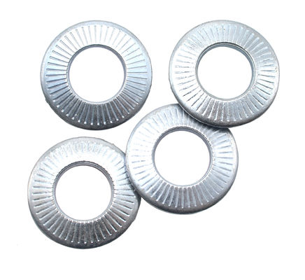 NF E 25-511 Conical Knurled Spring Washers Symbol CS Alloy Steel 65Mn Zinc Plating